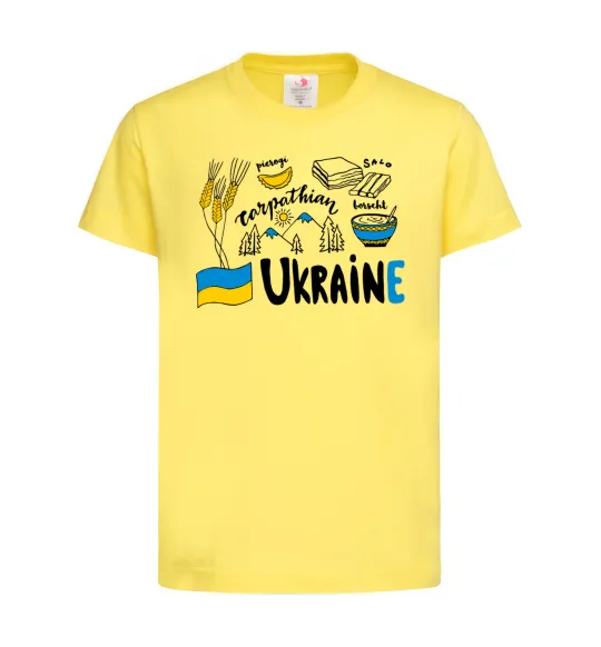 Детская футболка Ukraine symbols Лимонный фото