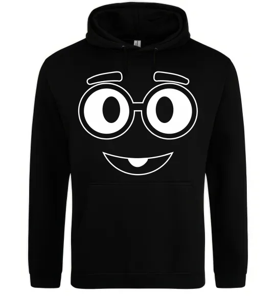 Мужская толстовка (худи) Ботанік Черный фото