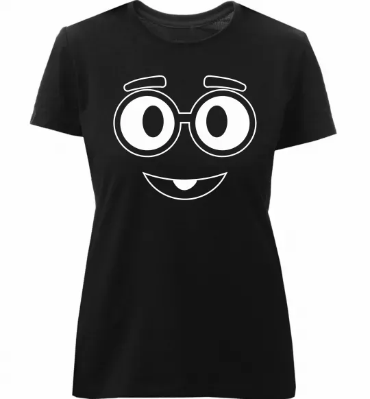 Женская премиум футболка Ботанік Черный фото