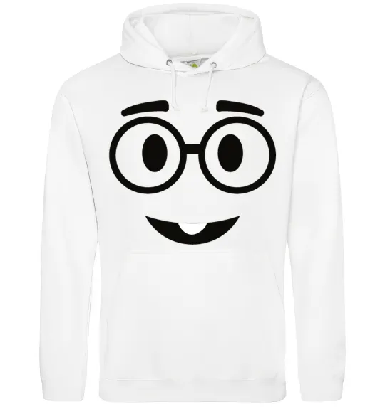 Мужская толстовка (худи) Ботанік Белый фото