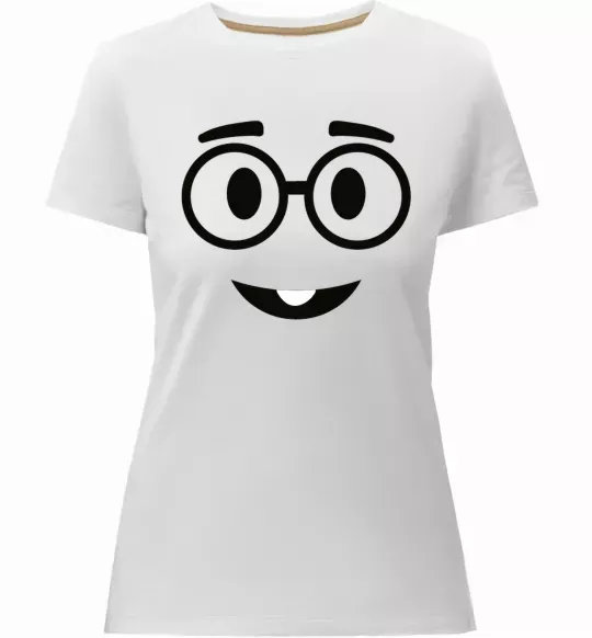 Женская премиум футболка Ботанік Белый фото