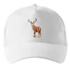 Кепка Олень малюнок Белый фото