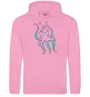 Мужская толстовка (худи) Восьминіг в панамі Розовый фото