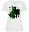 Женская футболка Слон и дерево Белый фото