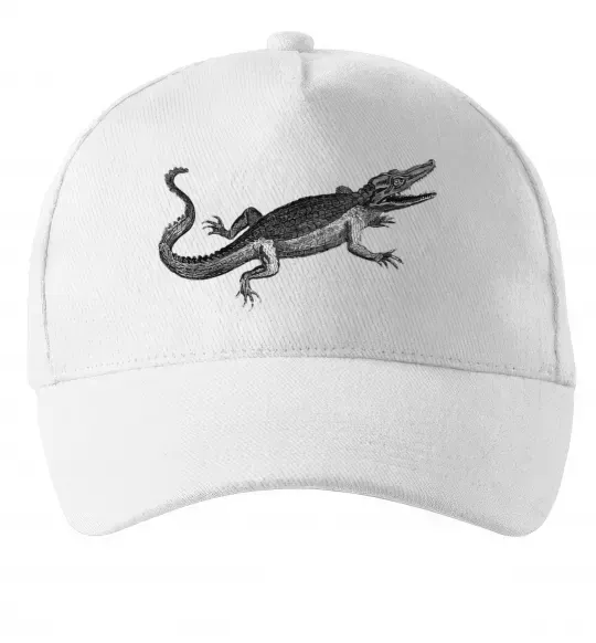 Кепка Крокодил сірий Белый фото