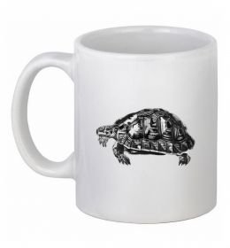 Чашка керамическая Черепаха сіра