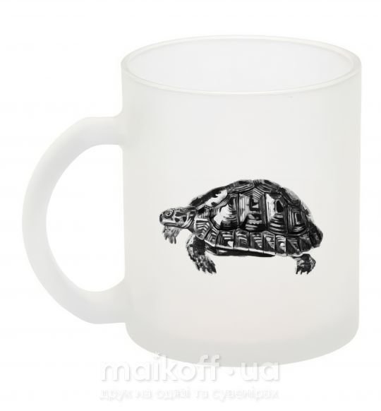 Чашка стеклянная Черепаха серая Фроузен фото