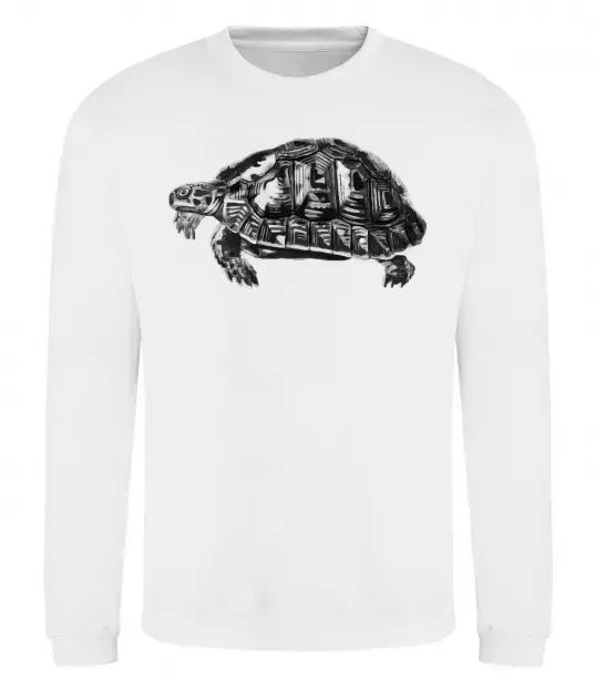 Світшот Черепаха сіра Білий фото