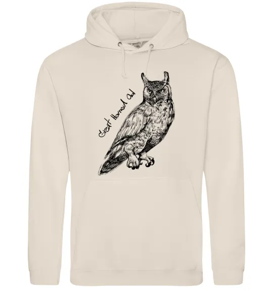 Женская толстовка (худи) Great horned owl Таш фото