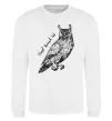 Свитшот Great horned owl Белый фото