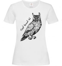 Женская футболка Great horned owl