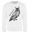 Світшот Great horned owl Білий фото