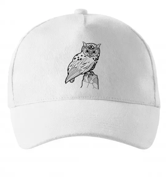 Кепка Сова на скелі Белый фото