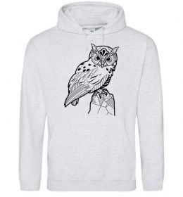 Мужская толстовка (худи) Сова на скелі