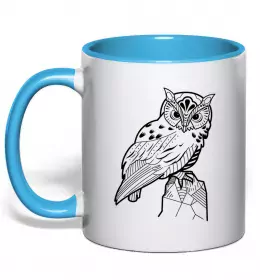 Чашка с цветной ручкой