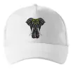 Кепка Різнокольоровий слон Білий фото