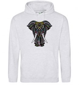 Чоловіча толстовка (худі) Різнокольоровий слон Чоловіча толстовка (худі) Різнокольоровий слон