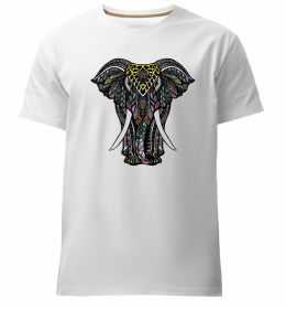 Мужская премиум футболка Різнокольоровий слон