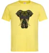 Чоловіча футболка Різнокольоровий слон Лимонний фото