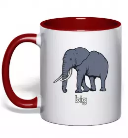 Чашка з кольоровою ручкою