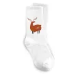 Шкарпетки Кумедний олень Білий фото