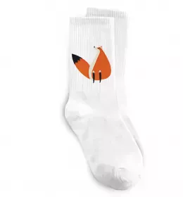 Носки Кумедна лисиця Белый фото