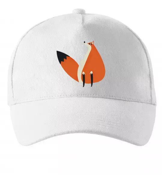 Кепка Кумедна лисиця Белый фото