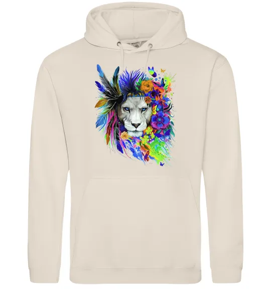 Женская толстовка (худи) Bright lion butterfly Таш фото
