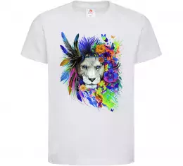 Детская футболка Синій лев Черный фото