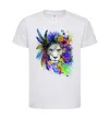 Детская футболка Bright lion butterfly Белый фото