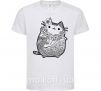 Детская футболка Хинди котик 1 Белый фото