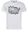 Чоловіча футболка Хинди котик 2 Білий фото
