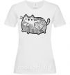 Жіноча футболка Хинди котик 2 Білий фото