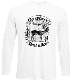 Лонгслів Go where you feel most alive Лонгслів Go where you feel most alive