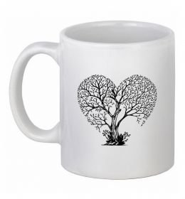 Чашка керамічна Tree heart