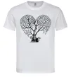 Чоловіча футболка Tree heart Білий фото