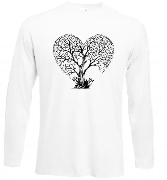 Лонгслів Tree heart Білий фото