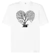 Футболка Оверсайз Tree heart Белый фото