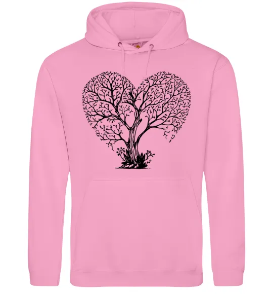 Чоловіча толстовка (худі) Tree heart Рожевий фото
