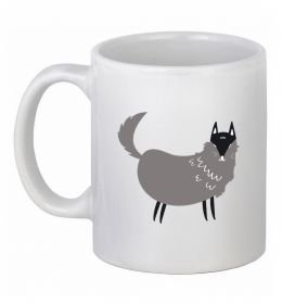 Чашка керамическая Смішний вовк Чашка керамическая Смішний вовк