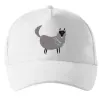 Кепка Смішний вовк Белый фото