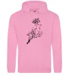 Женская толстовка (худи) Олень в прижку Розовый фото