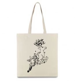 Эко-сумка Олень в прижку