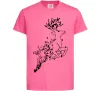 Дитяча футболка Олень в прижку Яскраво-рожевий фото