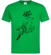 Мужская футболка Олень в прижку Зеленый Мужская футболка Олень в прижку Зеленый фото