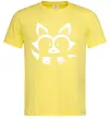 Чоловіча футболка Єнот білий Лимонний Чоловіча футболка Єнот білий Лимонний фото