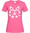 Женская футболка Єнот білий Ярко-розовый Женская футболка Єнот білий Ярко-розовый фото