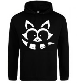 Жіноча толстовка (худі) Єнот білий