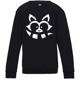 Дитячий світшот Єнот білий