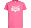 Детская футболка Сова біла Ярко-розовый Детская футболка Сова біла Ярко-розовый фото